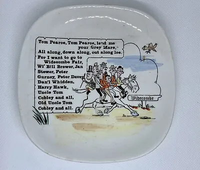 Buy Widecombe Fair - Novelty Plate 4.5” - Lord Nelson Ware Pottery • 3.99£