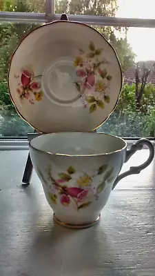 Buy Royal Stuart Fine Bone China Tea Cup And Saucer Duo Foxglove Flower Pattern • 7.75£