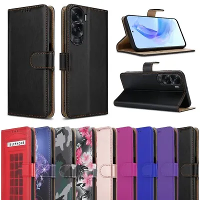 Buy For Honor 90 X7A X8A X6A 50 70 Lite Magic 5 Case Leather Wallet Flip Phone Cover • 5.95£
