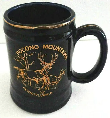 Buy Pocono Mountains Pennsylvania Coffee Mug Drink Cup Outdoor Woods Buck Doe Deer • 16.11£