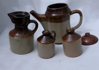 Buy Vintage Stoneware Demijons Teapot Vinegar/Oil Jar. Parts Missing.  • 4.99£