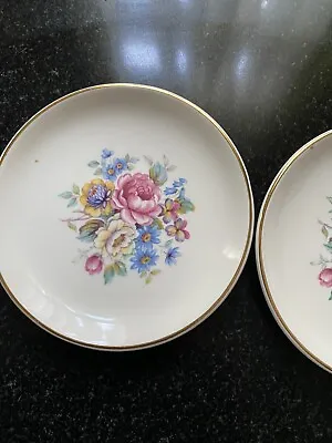 Buy Lord Nelson Pottery Trinket Trays Floral Pattern 4 Inch Diameter • 4£