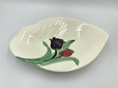 Buy Shorter & Sons Vintage 1950's Art Deco China Oval Dish Tulip Design Hand Painted • 16.85£