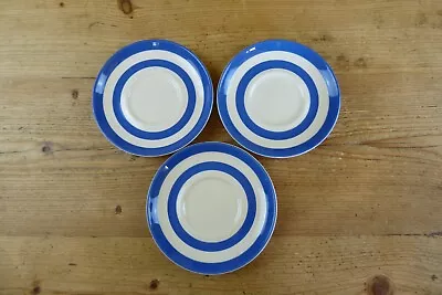 Buy 3 X Vintage T G Green Cornish Ware 7  Plates Blue/White Church Gresley • 5£