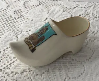 Buy Shelley Crested Ware China Clog Crieff Late Foley • 4.95£