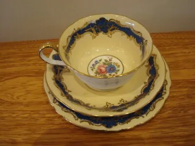 Buy Aynsley C158 Rose Fine Bone China Trio Cup Saucer Plate (No4) • 5£