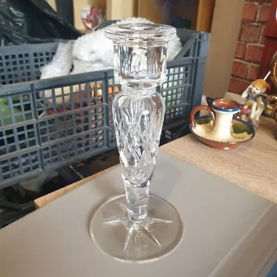 Buy Clear Cut Glass Candlestick (A20) • 5£