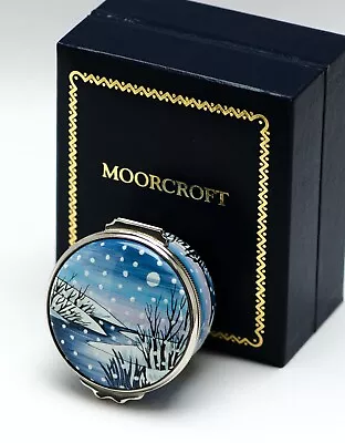 Buy Moorcroft Enamels Neige Du Pays 2003 Annual Christmas - Designed By F. Bakewell • 99£
