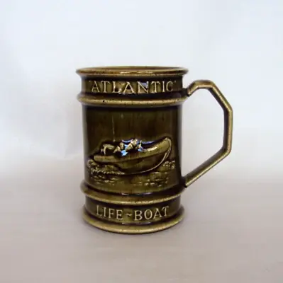 Buy Vintage Holkham Pottery Atlantic Lifeboat Mug Tankard. Green Excellent Condition • 5.50£
