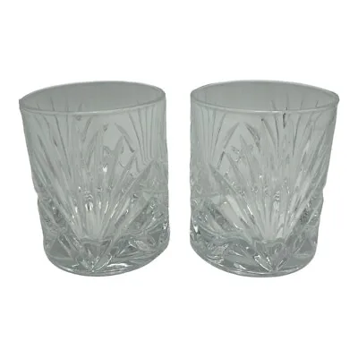 Buy Marquis By Waterford Glasses Newberry Pattern Double Old Fashioned Whiskey (2) • 23.70£