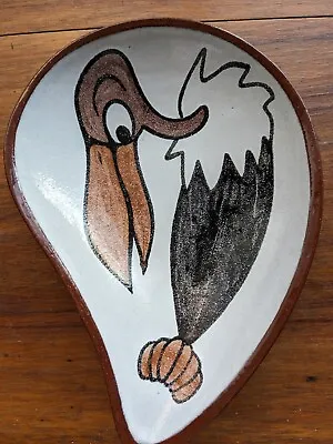 Buy Mid-Century Table Dish, With Vulture, For Discarded Bones, Shells, Skins, Pips.. • 30£