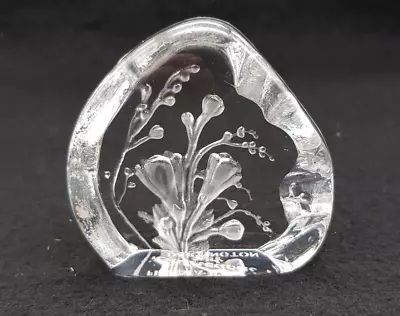 Buy Fresia Capredoni Dartington Glass PAPERWEIGHT, Ornament, Fully Marked To Base. • 7.50£