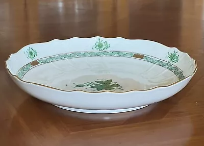 Buy Vintage Herend Chinese Bouquet Green Round Fruit Or Vegetable Bowl 10 5/8” • 222.95£