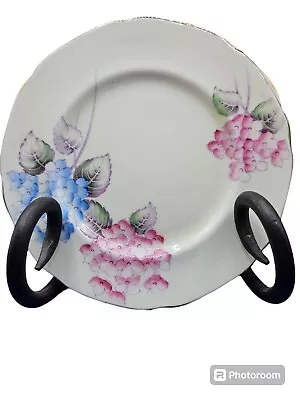 Buy Paragon By Appt The Queen England Bread Plates Rare Pattern Hortensia Hyacinth  • 30.88£