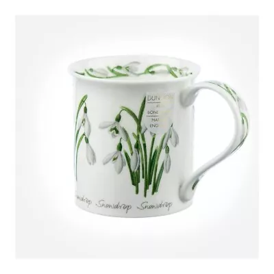 Buy Dunoon Mugs Bute Spring Flowers Snowdrop Fine Bone China Mugs • 20.95£