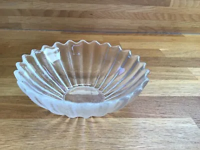 Buy Vintage Dartington Small Lotus Glass Bowl 14cm • 7.99£