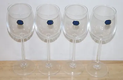 Buy Set Of 4 Vintage Bohemia Crystal White Wine Glasses • 19.99£