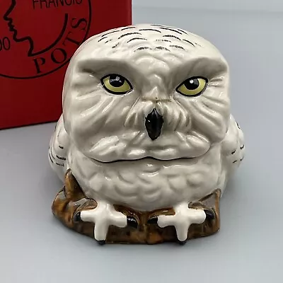 Buy 🤍 A Gorgeous ‘kevin Francis’ Highly Collectable ‘owl’ Face Pot! New & Boxed! • 15£