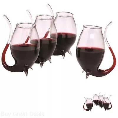 Buy Oenophilia Port Wine Sippers Beverage Decanter Set Of 4 Liqueur Glass Sherry Bar • 24.92£