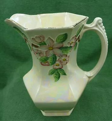Buy Vintage Maling Ware Floral Lustre Jug / Pitcher - Ringtons Tea Newcastle - 7.75  • 12.99£
