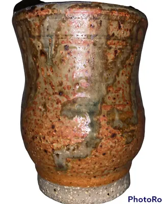 Buy Vintage Studio Pottery Vase Small Tumbler Modern Cottage Farmhouse Art OOAK • 14.40£