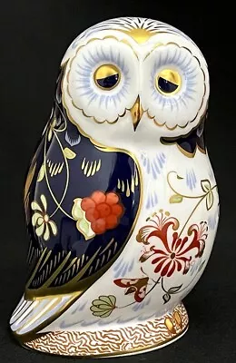 Buy Royal Crown Derby 'Daybreak Owl' Paperweight 1st Quality Gold Stopper (MMXI) • 119.95£