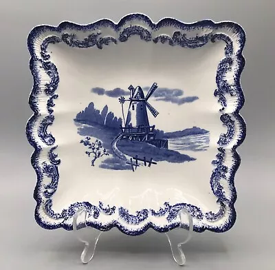 Buy Antique W & R Carlton Ware Square Dish With Windmill Pattern • 50£