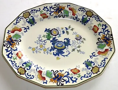 Buy  Floral Serving Platter Doulton Burslem Nankin Made England No. 557.783 ~ 13.5  • 66.21£