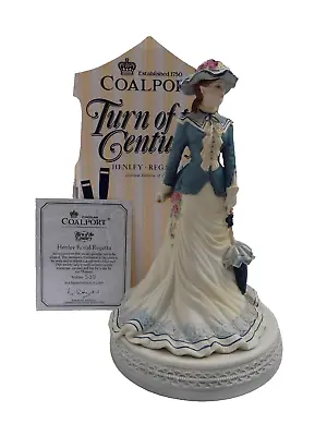 Buy Coalport Figurine Henley Royal Regatta Limited Edition  In Box • 110£