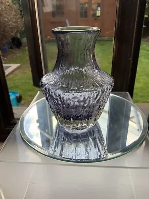 Buy Vintage Whitefriars #9832 Rare Lilac Pot Belly Vase G.Baxter Stunning • 100£