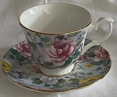 Buy Beautiful Vintage Duchess Bone China Chelsea Garden Cup And Saucer • 8£