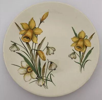 Buy Washington Pottery Hanley England 7 Inch Plate Daffodils Vintage 1961 Floral • 14.99£