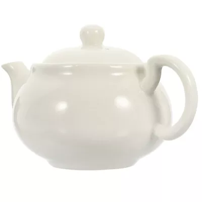 Buy  White Porcelain Tea Set Small Kettle Kungfu Pots For Loose Portable • 10.93£