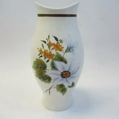 Buy 1950's Vintage Brentleigh Ware Stanley Vase With Floral Design - Made In England • 9.99£