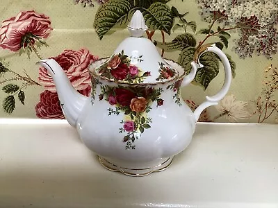 Buy Royal Albert Old Country Roses Large Bone China Teapot - 1st Quality Vintage • 30£