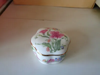 Buy Bone China -Hammersley - Made In England Trinket Pot With Lid. • 4.99£