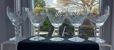 Buy Set Of 5 Royal Brierley Elizabeth Wine Glasses • 19.95£