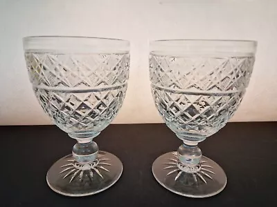 Buy EDINBURGH & LEITH CRYSTAL  Gin & Tonic Glasses X 2  C.1920's-30's • 49.41£