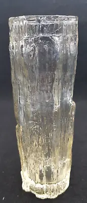 Buy Vintage Ravenhead Glass Bark Effect VASE In Whitefriars Style, 16.5 Cm High. • 8.50£