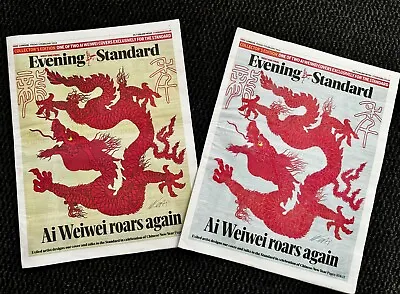 Buy Ai Weiwei Evening Standard Newspapers - Limited Edition Set Of 2 Papers • 24£