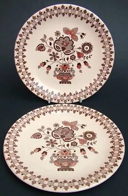 Buy TWO Johnson Brothers Jamestown Old Granite Dinner Plates 25.5cm Look In VGC • 12£