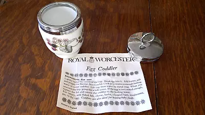Buy Royal Worcester Standard Egg Coddler In Lavinia Pattern ( Blackberries ) • 4£