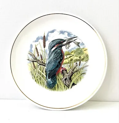 Buy Royal Worcester Spode Hammersley Relief Embossed Plate Kingfisher Design • 6.99£