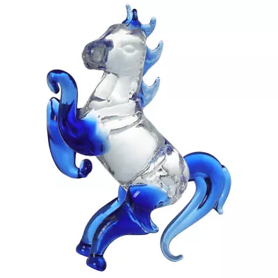 Buy  Crystal Glass Ornaments Horse Figurine Collectible Chinese Zodiac • 9.91£