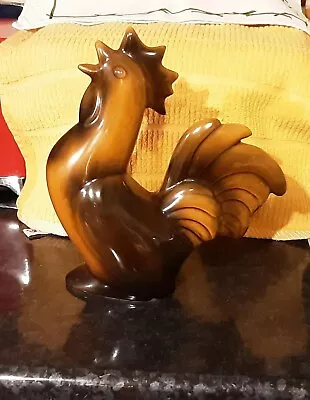 Buy Vintage 1960's French Pottery Brown/Yellow Hollow Cockerel! Evocative Of The... • 16£