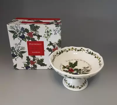 Buy Portmeirion Holly & Ivy Scalloped Dish, Boxed • 10£