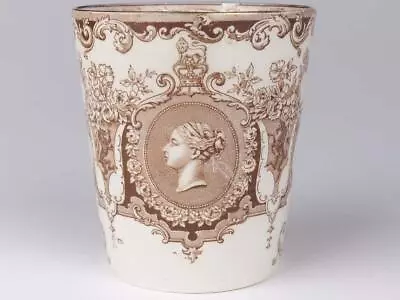 Buy Antique Doulton Burslem Queen Victoria 1897 Diamond Jubilee Commemorative Beaker • 35£