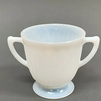 Buy Macbeth Evans Petalware Monax White Footed Open Sugar Bowl Depression Glass  • 18.99£