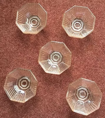 Buy Vintage Cut Glass Jelly Bowls • 6£