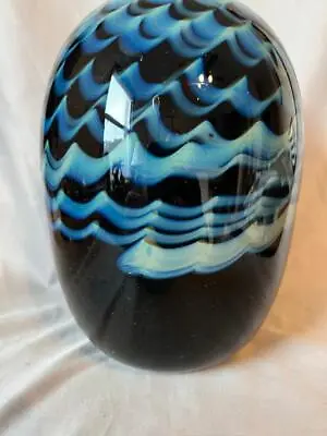 Buy Barbara Grygutis Studio Art Glass Vase Early Nice! • 189£